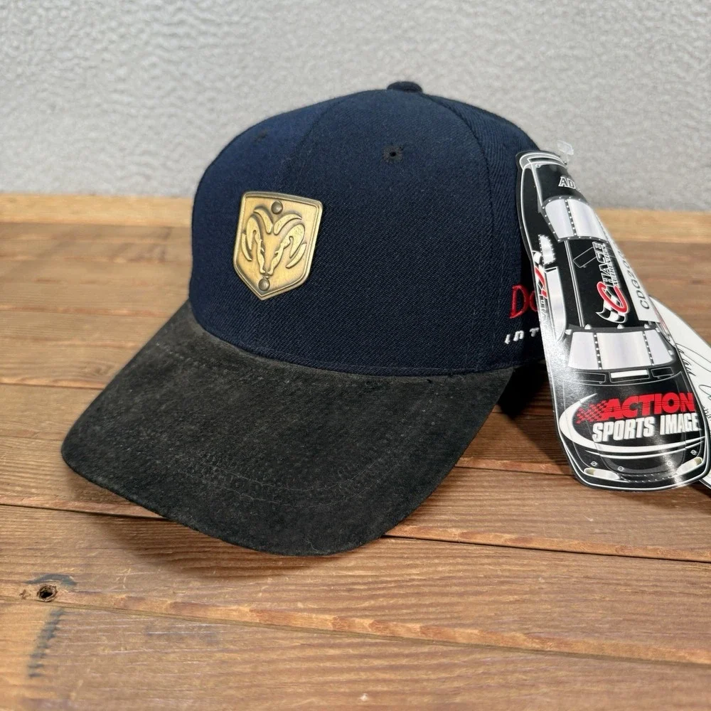 Chase Authentics Hat Adult Black Snapback Cap Dodge Intrepid Nascar Embroidered‎